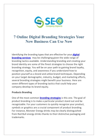 7 Online Digital Branding Strategies Your New Business Can Use Now