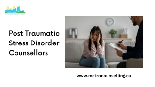 Post Traumatic Stress Disorder Counsellors