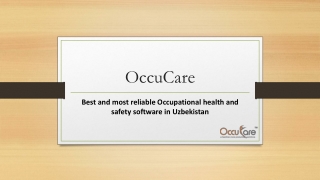 Best and most reliable Occupational health and safety software in Uzbekistan