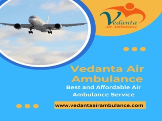 Use Vedanta Air Ambulance Service in Ranchi for India's No.1 NICU Setup