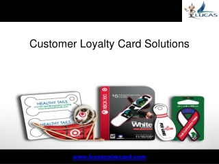 Customer Loyalty Card Solutions
