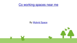 co working spaces near me