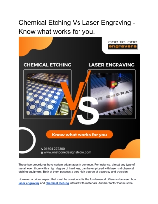 Chemical Etching Vs Laser Engraving - Know what works for you..docx