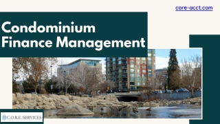 Condo Financing - Keeping Your Finances Under Control