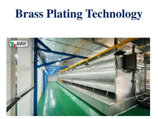 Brass Plating Technology