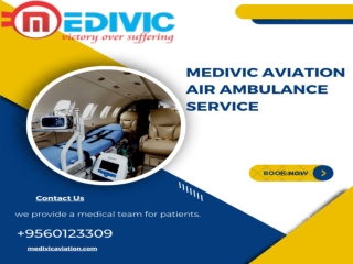 Medivic Aviation Air Ambulance Service in Jamshedpur
