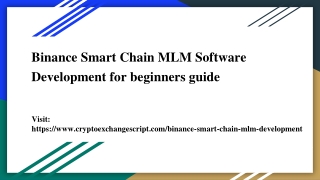 Build your Binance Smart Chain MLM Platforms at a reasonable budget