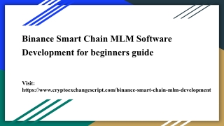 Binance Smart Chain Development coinjoker