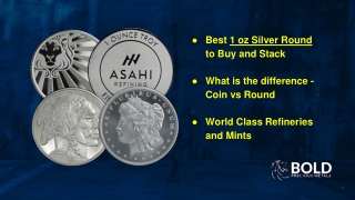 1 oz Silver Round - What is the difference - Coin vs Round and Best Silver Rounds to Stack