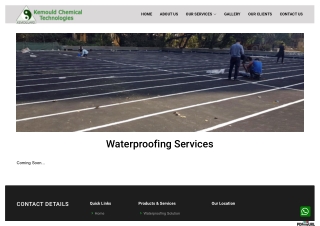 Waterproofing Services in Mumbai - Kemould Chemical Technologies