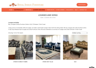 Buy Lounges & Sofas Furniture Online in QLD