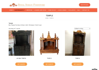 Buy Temple Furniture Online in QLD