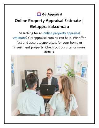 Online Property Appraisal Estimate  Getappraisal.com.au