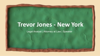 Trevor Jones - New York - A Highly Skilled Expert