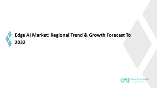 Edge AI Market Share, Trend & Growth Forecast to 2032