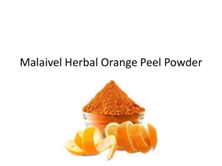 Orange Peel Powder