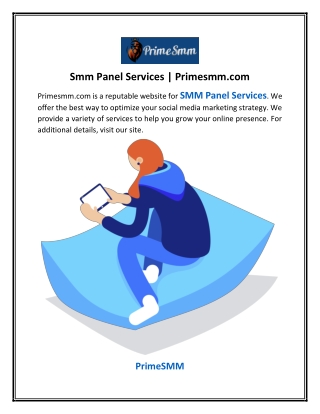 Smm Panel Services | Primesmm.com