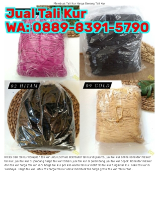 ౦88ᑫ_8౩ᑫ1_57ᑫ౦ (WA) Tali Kur Merah Putih Tali Kur Biru Dongker