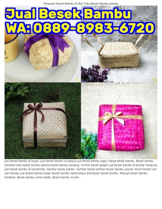 ౦88ᑫ_8ᑫ8౩_67ᒿ౦ (WA) Besek Bali Cara Mewarnai Besek Bambu