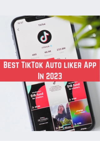 Best TikTok Auto liker App In 2023