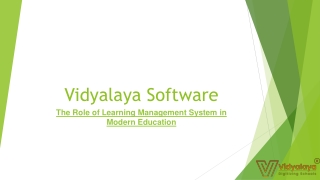 The Role of Learning Management System in Modern Education