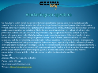 marketingova agentura