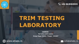 Professional Cloth Testing Laboratory in Tamilnadu