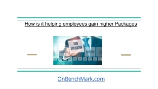 How is it helping employees gain higher Packages