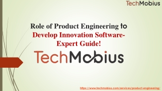 Role of Product Engineering to Develop Innovation Software- Expert Guide