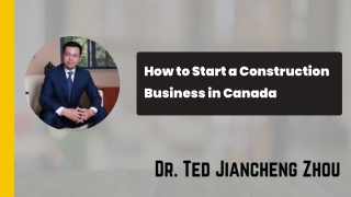 How to Start a Construction Business in Canada