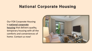 National Corporate Housing_