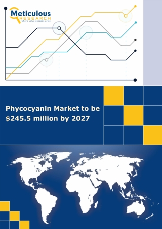 Phycocyanin Market to be $245.5 million by 2027