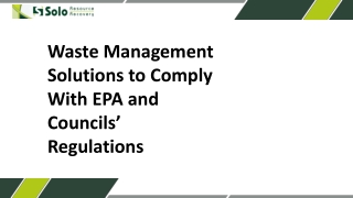 Waste Management Solutions