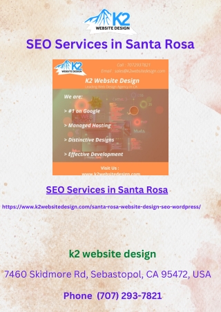 SEO Services in Santa Rosa