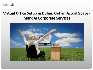 Free Zone Company Setup Dubai - Mark AI Corporate Services