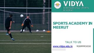 Experience sports like never before with this Meerut Sports Academy