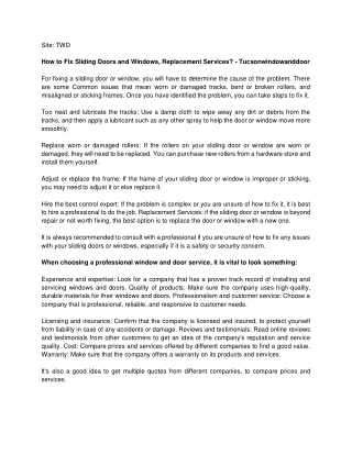 windows and door replacement | tucson replacement windows
