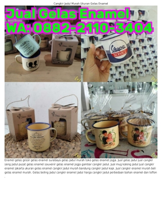 Ö88ᒿ–ᒿ11Ö–౩ᏎÖᏎ (WA) Toko Cangkir Enamel Jogja Gelas Stainless Jadul