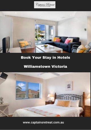 Book Your Stay in Hotels Williamstown Victoria