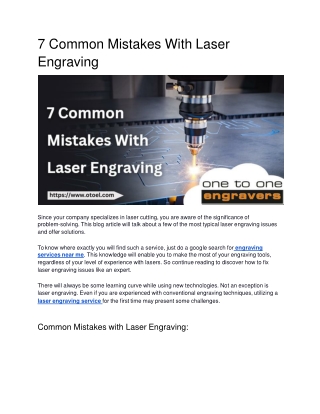 One to One engravers- 7 Common Mistakes With Laser Engraving-651.docx