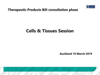 Therapeutic Products Bill-consultation phase