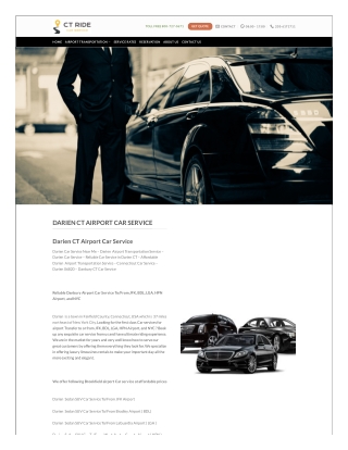 Darien CT Airport Car Service