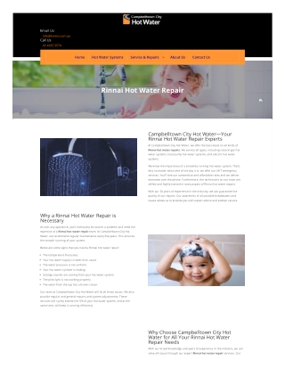 Rheem Hot Water Service