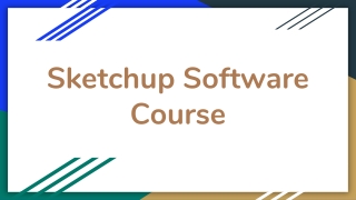 Sketchup Software Course