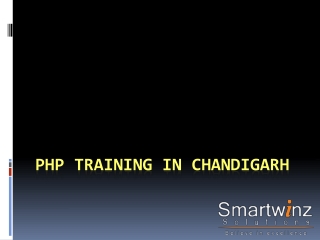 PHP Training in Chandigarh