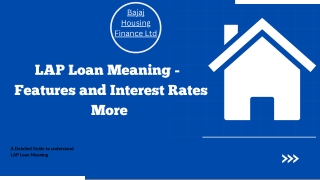 Loan Against Property or LAP Loan meaning