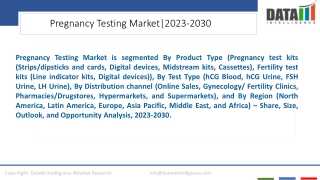 Pregnancy Testing Market Trends and Dynamics 2023-2030