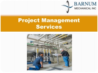 Project Management Services-Barnum Mechanical