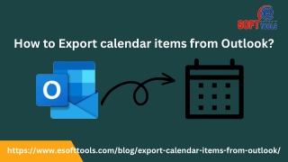 How to Export calendar items from Outlook?