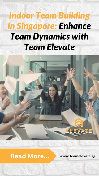Indoor Team Building in Singapore Enhance Team Dynamics with Team Elevate